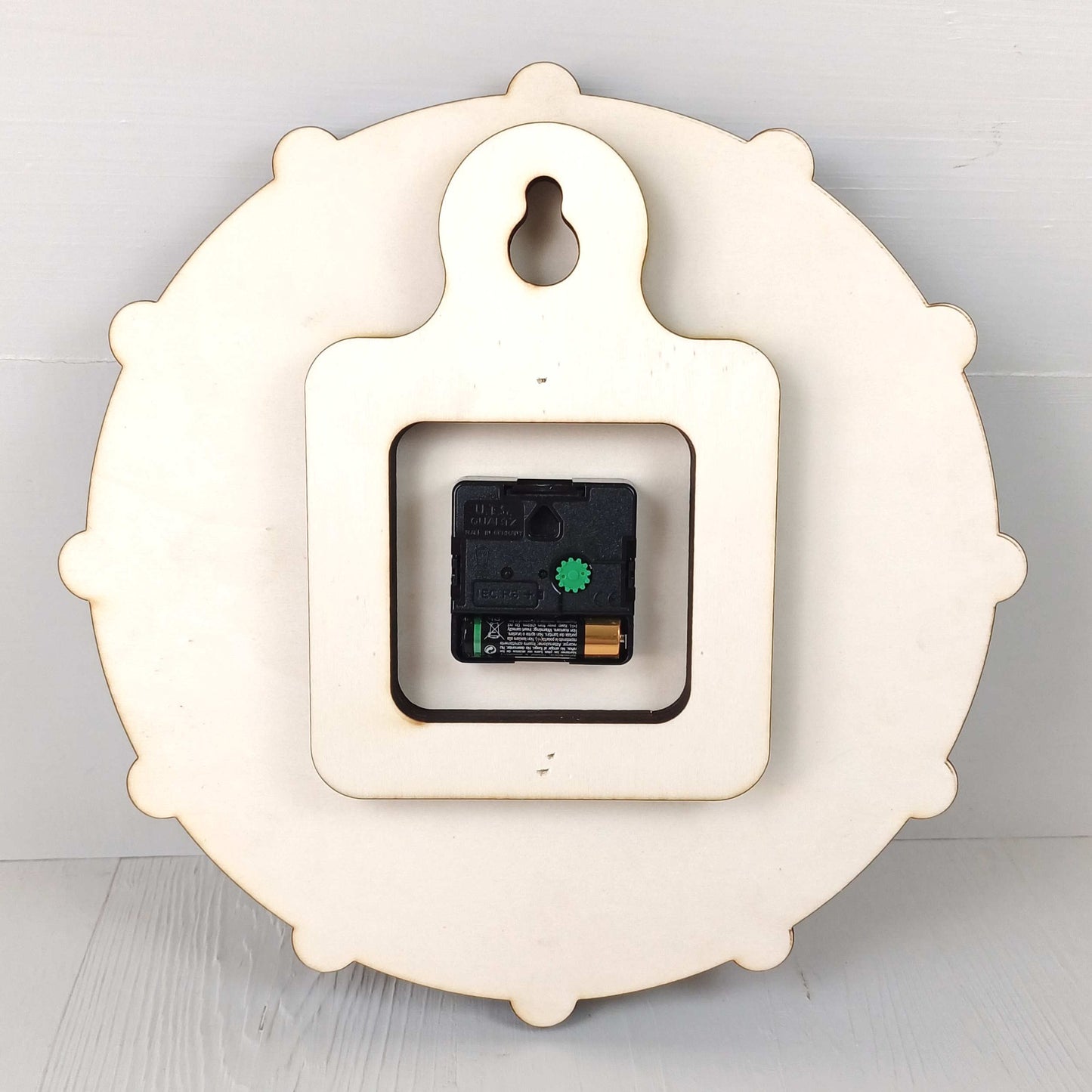 Orologio Rotondo in Pioppo 30cm - Palline