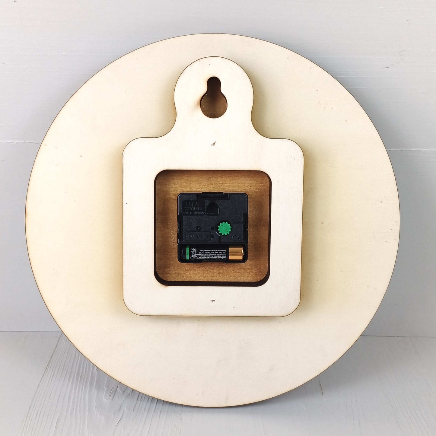 Orologio Rotondo in Pioppo 30cm - Punte