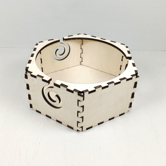 Contenitore Portalana in Pioppo