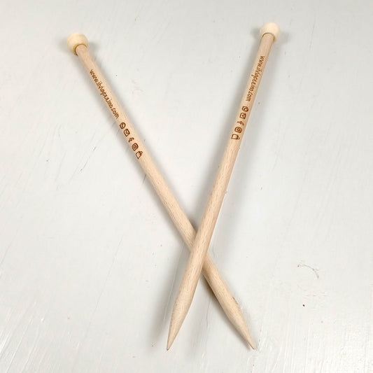 Aghi da Calza in Faggio - 30cm - Diametro 10mm