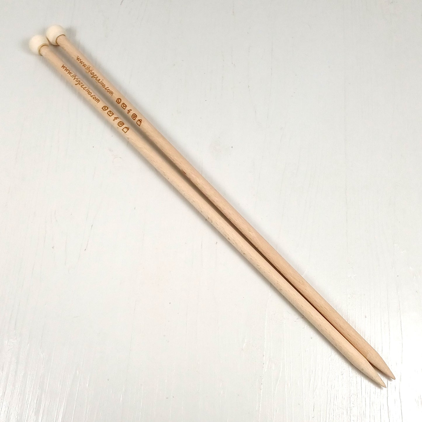 Aghi da Calza in Faggio - 45cm - Diametro 10mm