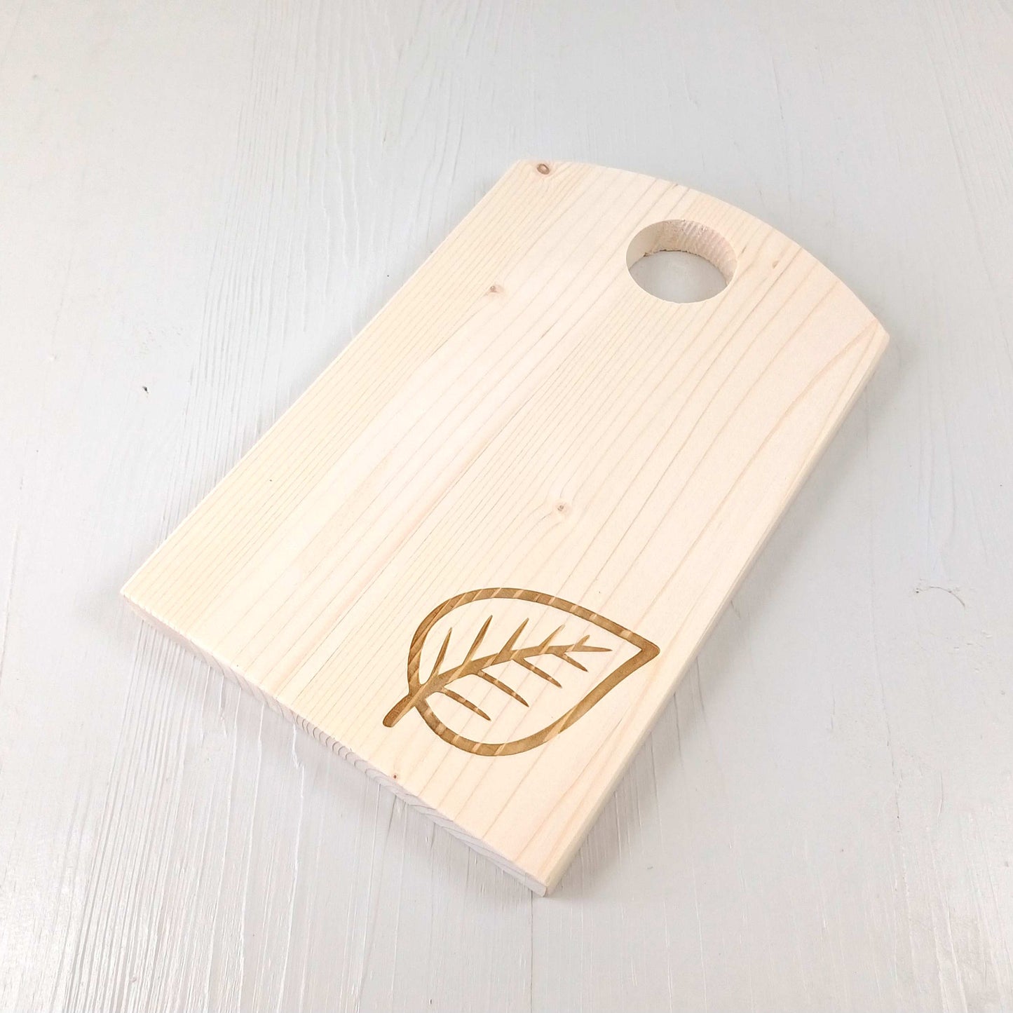 Tagliere in Abete - 31x20cm - Foglia