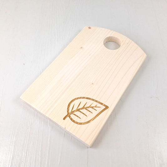 Tagliere in Abete - 25x16cm - Foglia