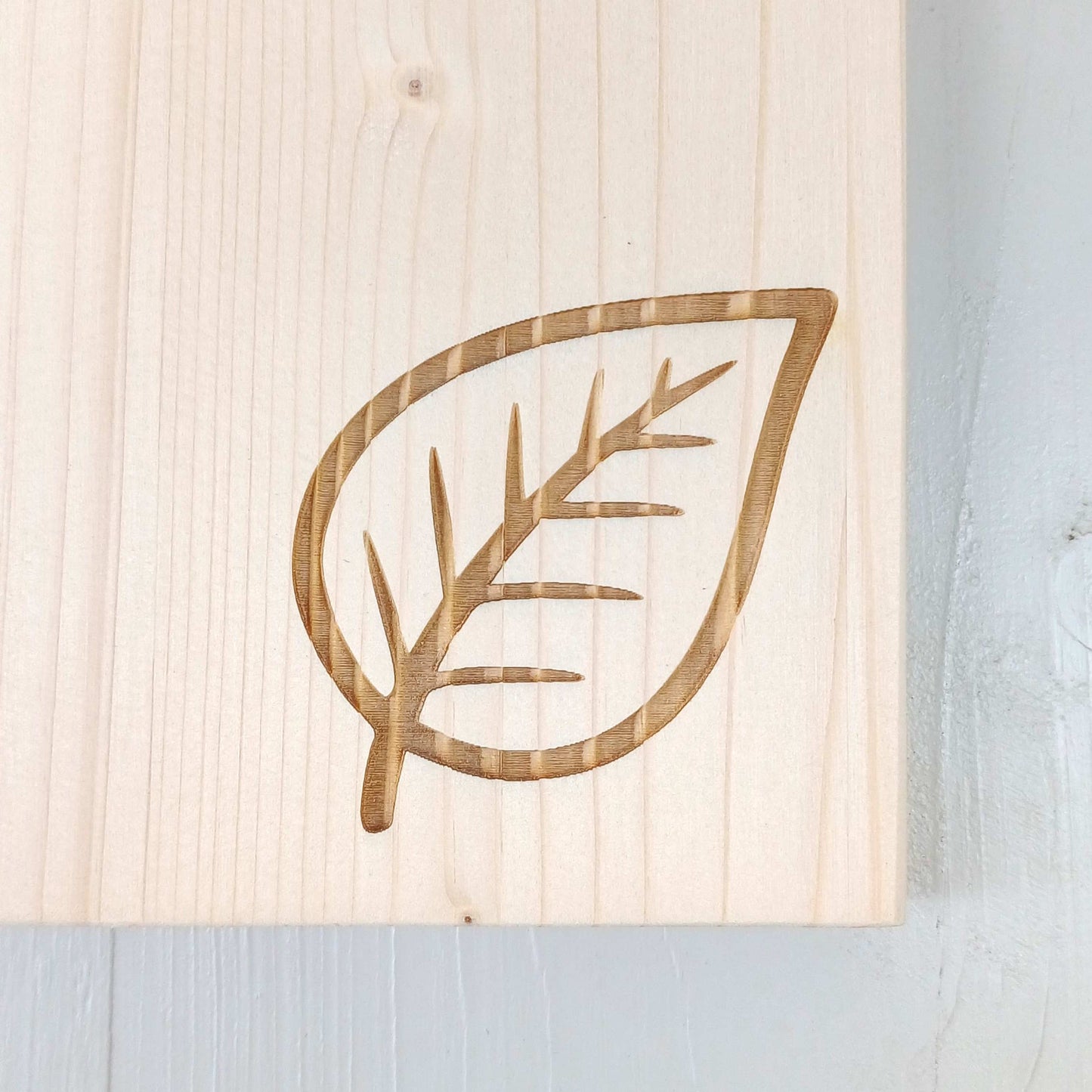 Tagliere in Abete - 31x20cm - Foglia