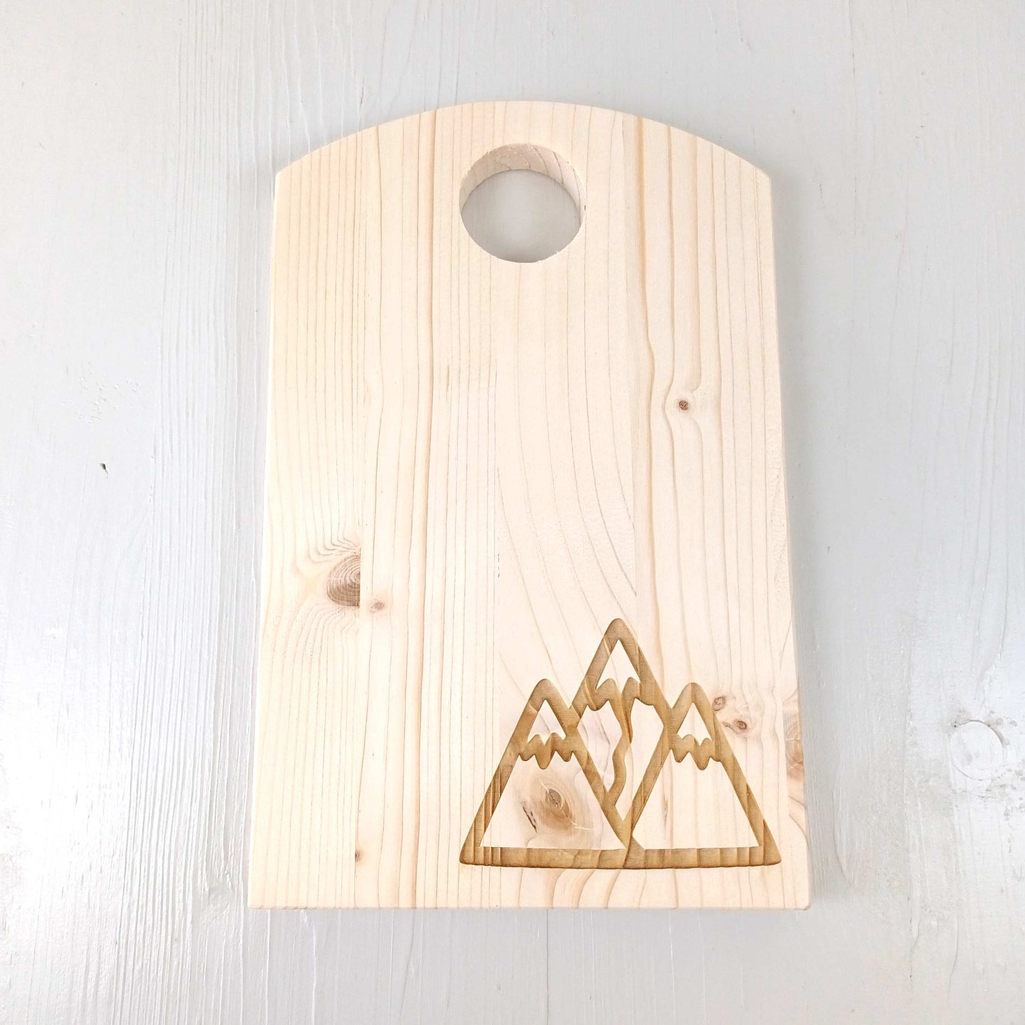 Tagliere in Abete - 25x16cm - Montagne