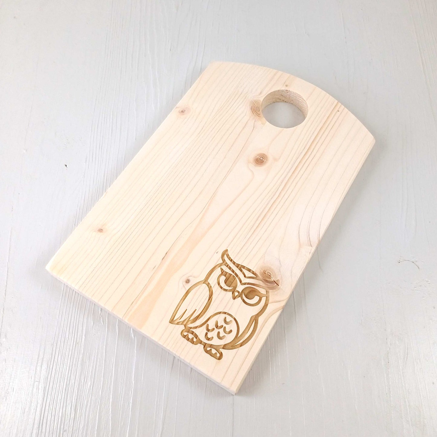 Tagliere in Abete - 25x16cm - Gufo