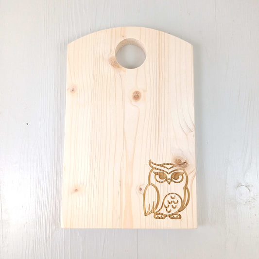 Tagliere in Abete - 25x16cm - Gufo