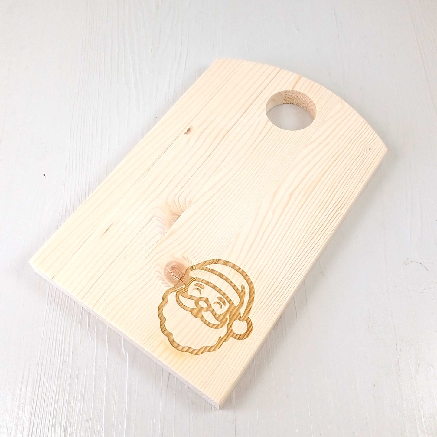 Tagliere in Abete - 25x16cm - Babbo Natale