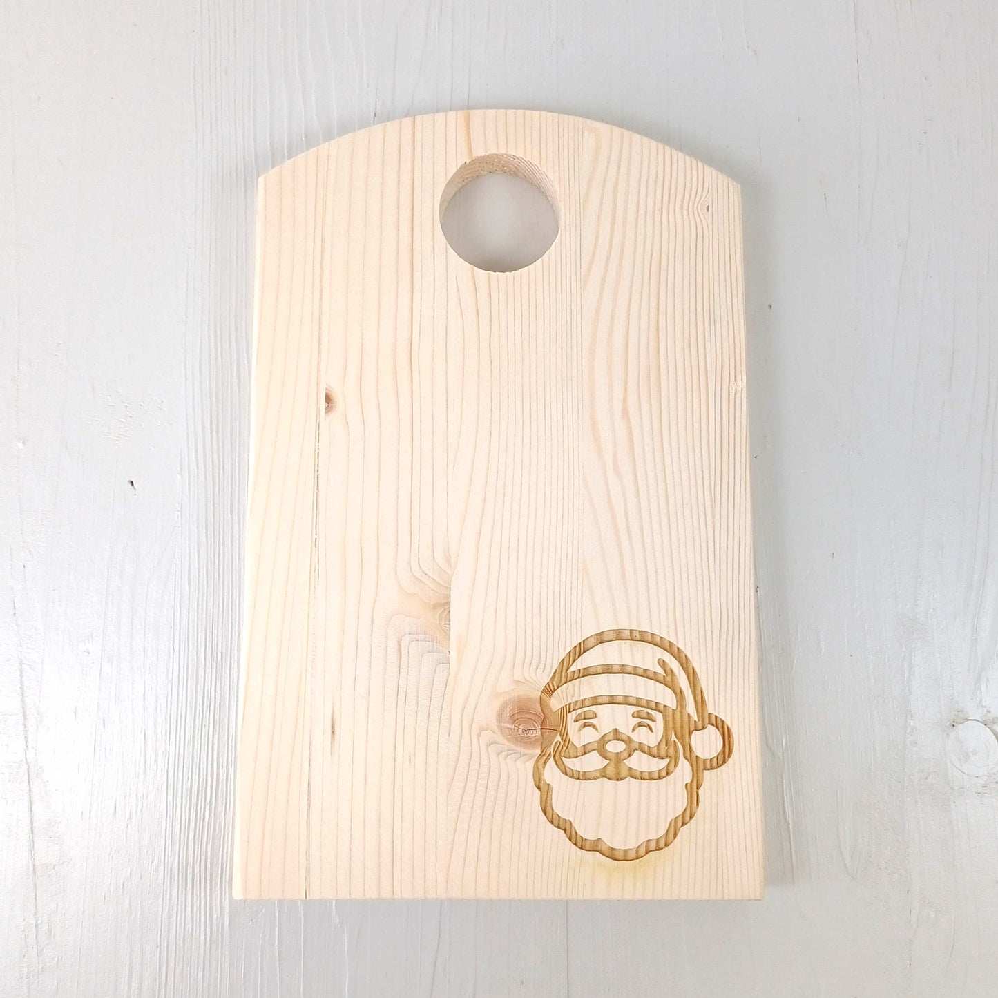 Tagliere in Abete - 25x16cm - Babbo Natale