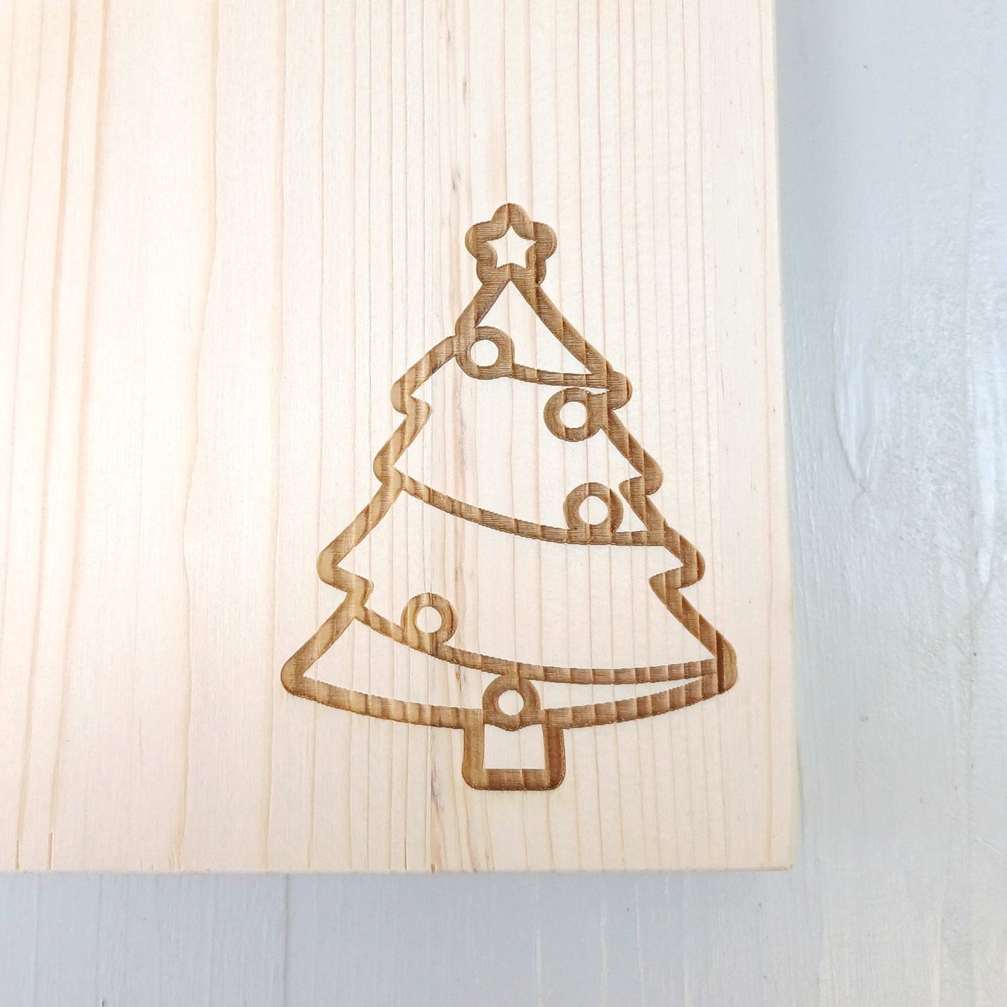 Tagliere in Abete - 25x16cm - Albero di Natale