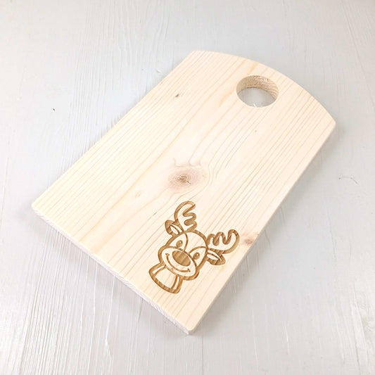 Tagliere in Abete - 25x16cm - Renna