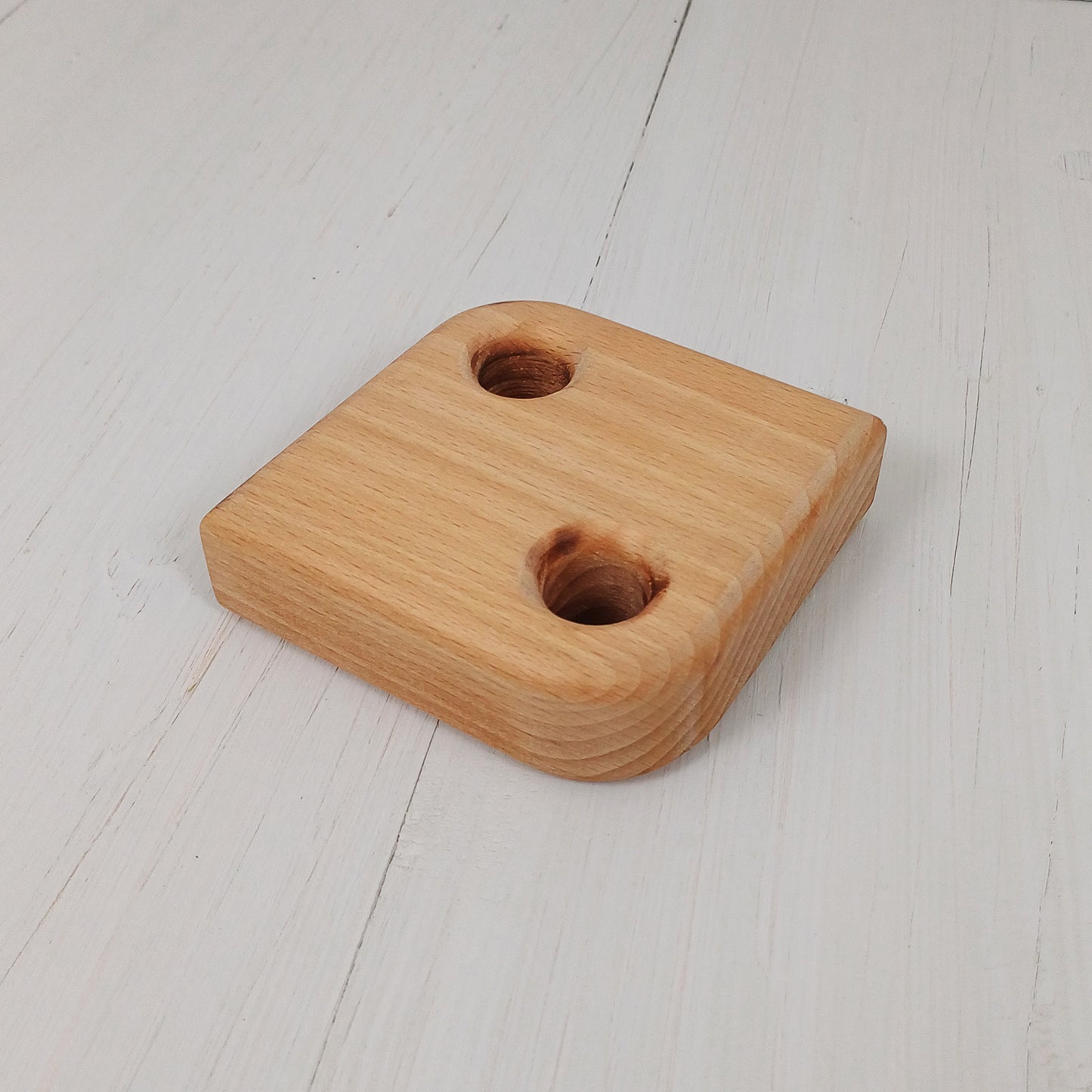 Sottopentola Quadrato Arrotondato 10x10cm in Faggio
