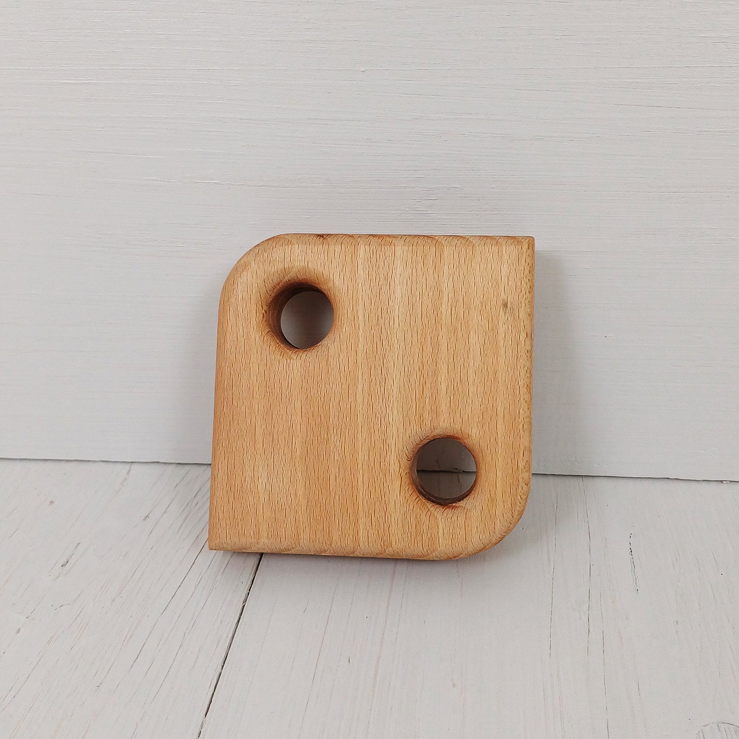 Sottopentola Quadrato Arrotondato 10x10cm in Faggio