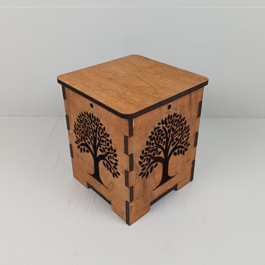 Lanterna in Pioppo - Albero della Vita - Scuro