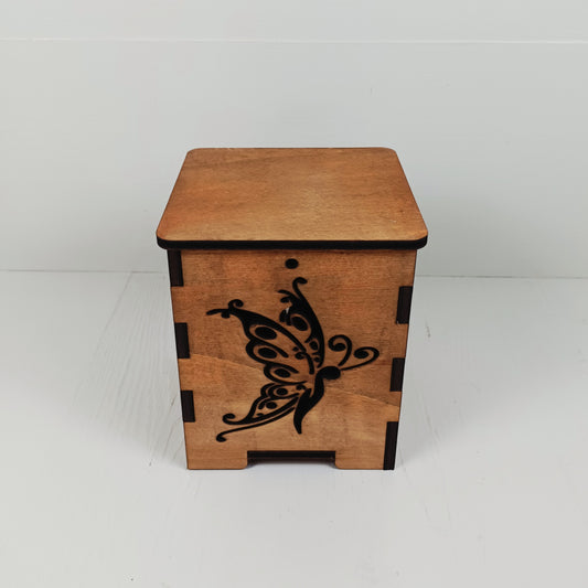 Lanterna in Pioppo - Farfalla - Scuro