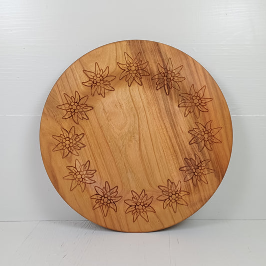 Piatto 32cm in Ciliegio - Doodle Stelle Alpine