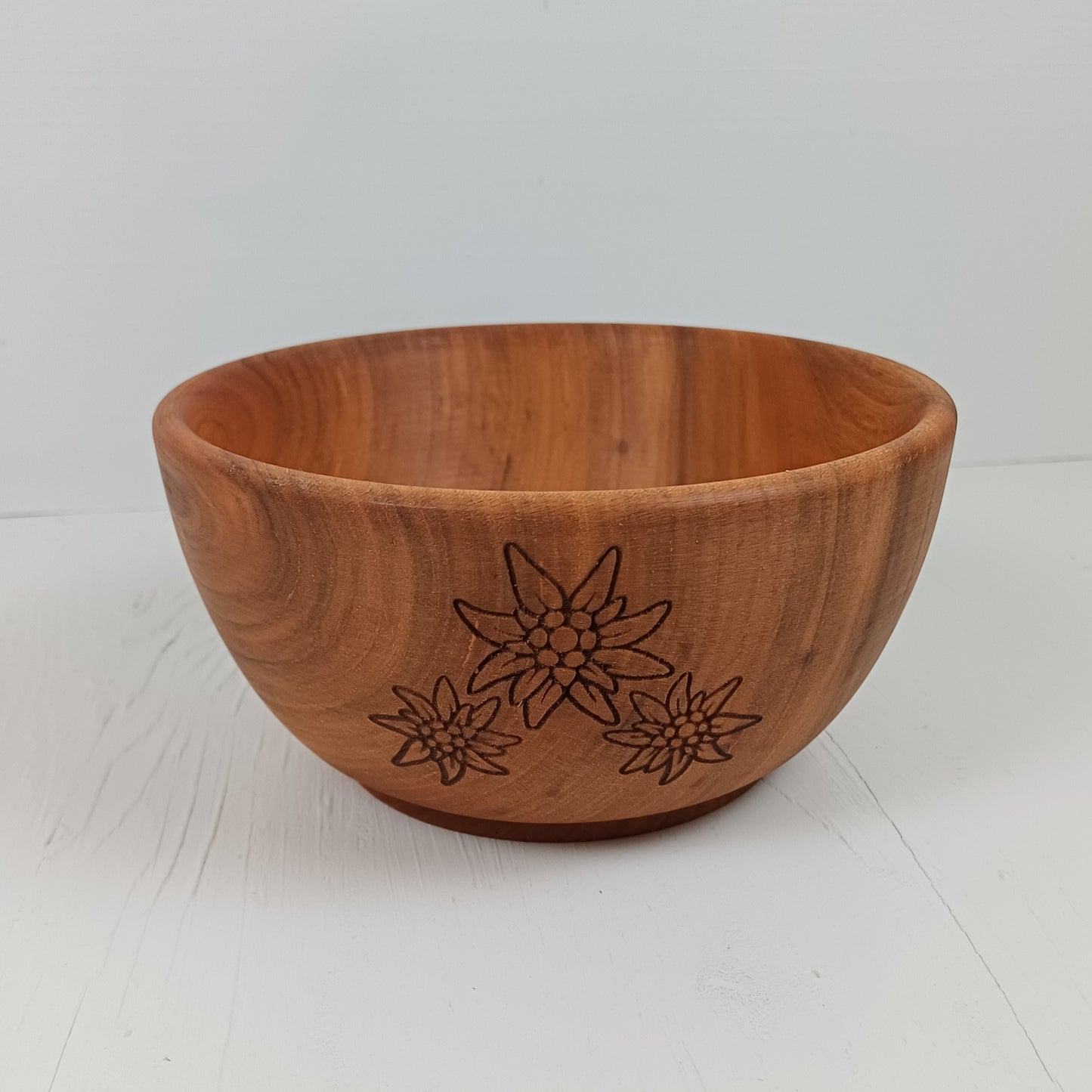 Scodella 16cm in Ciliegio - Stelle Alpine