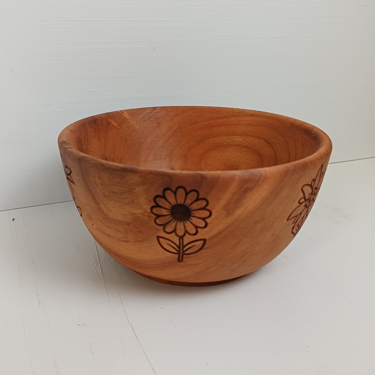 Scodella 16cm in Ciliegio - Doodle Fiori